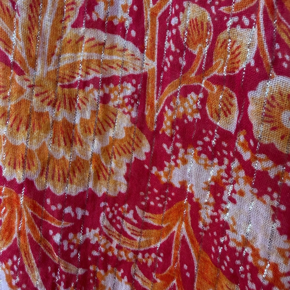 Anthropologie Strapless Floral Lagenlook‎ Harem Jumpsuit Size S Hippie Festival - Picture 7 of 13
